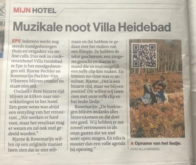 Het is stil hier in Villa Heidebad